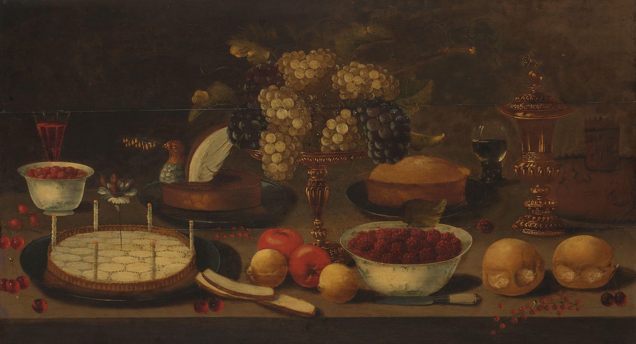 Bankett stilleben av Osias Beert (I) (follower of)