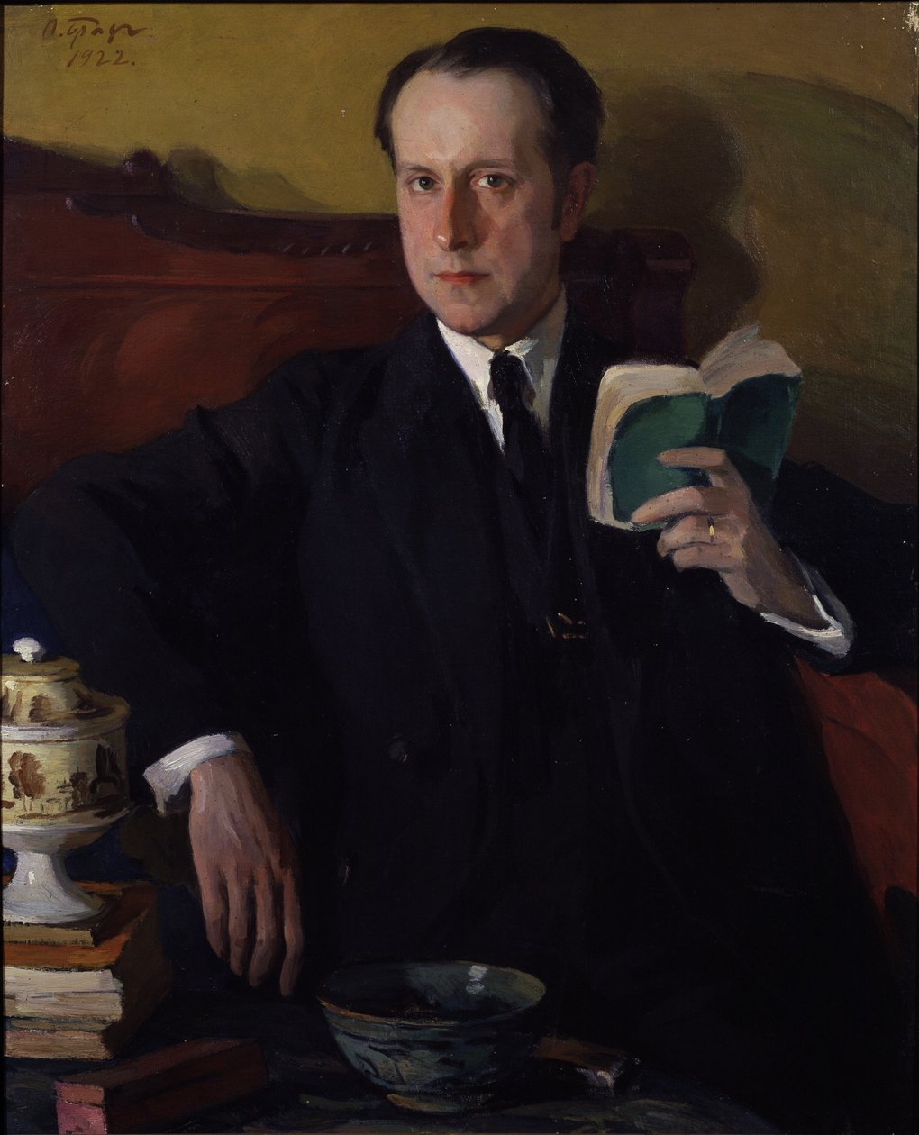 Portrett av Mstislav Dobuzhinsky, 1922 av Osip Emmanuilovich Braz