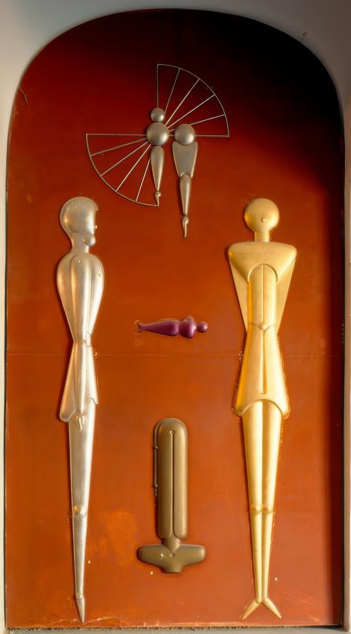 Van-de-Velde-Bau, relieff av Oskar Schlemmer av Oskar Schlemmer