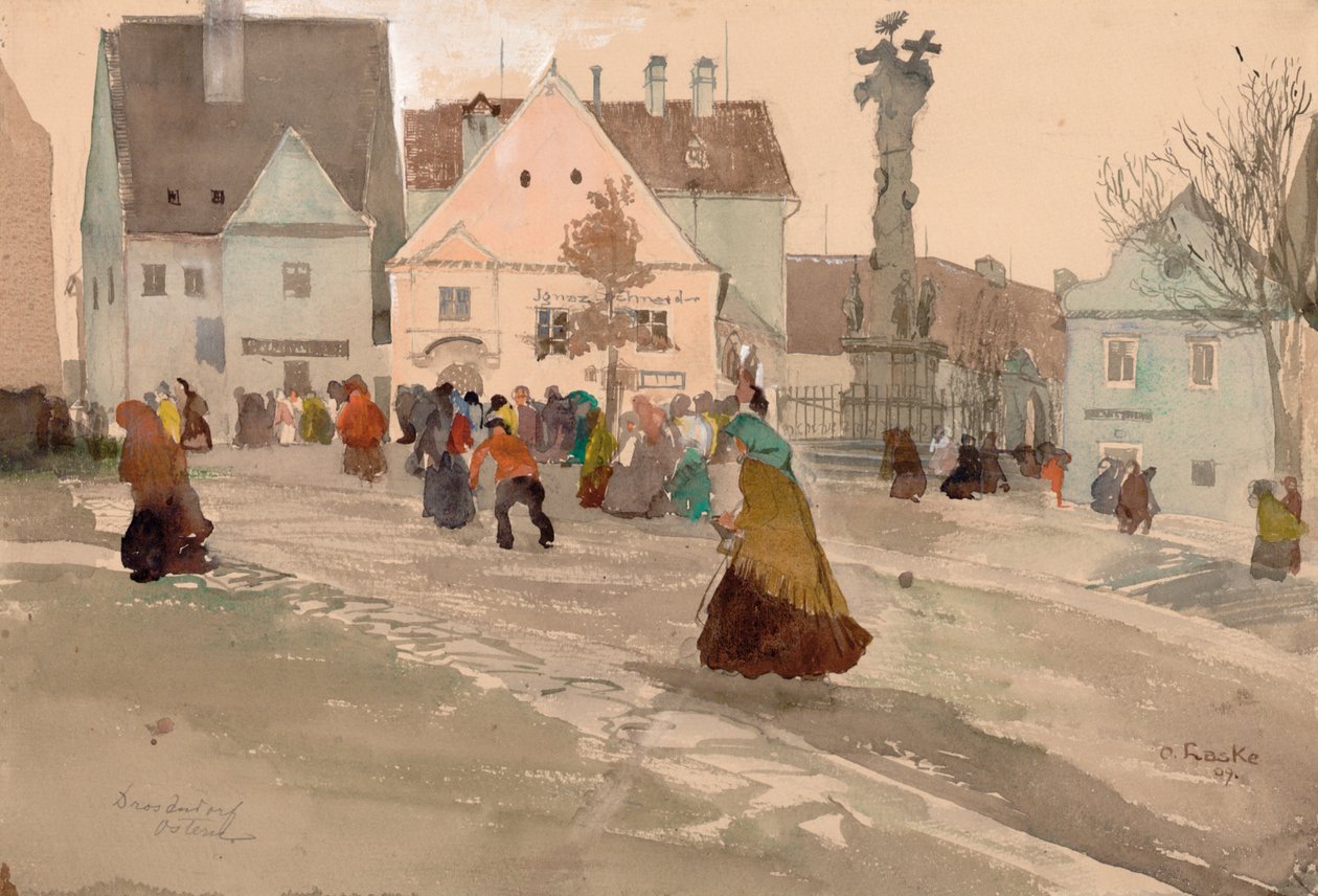 Drosendorf av Oskar Laske