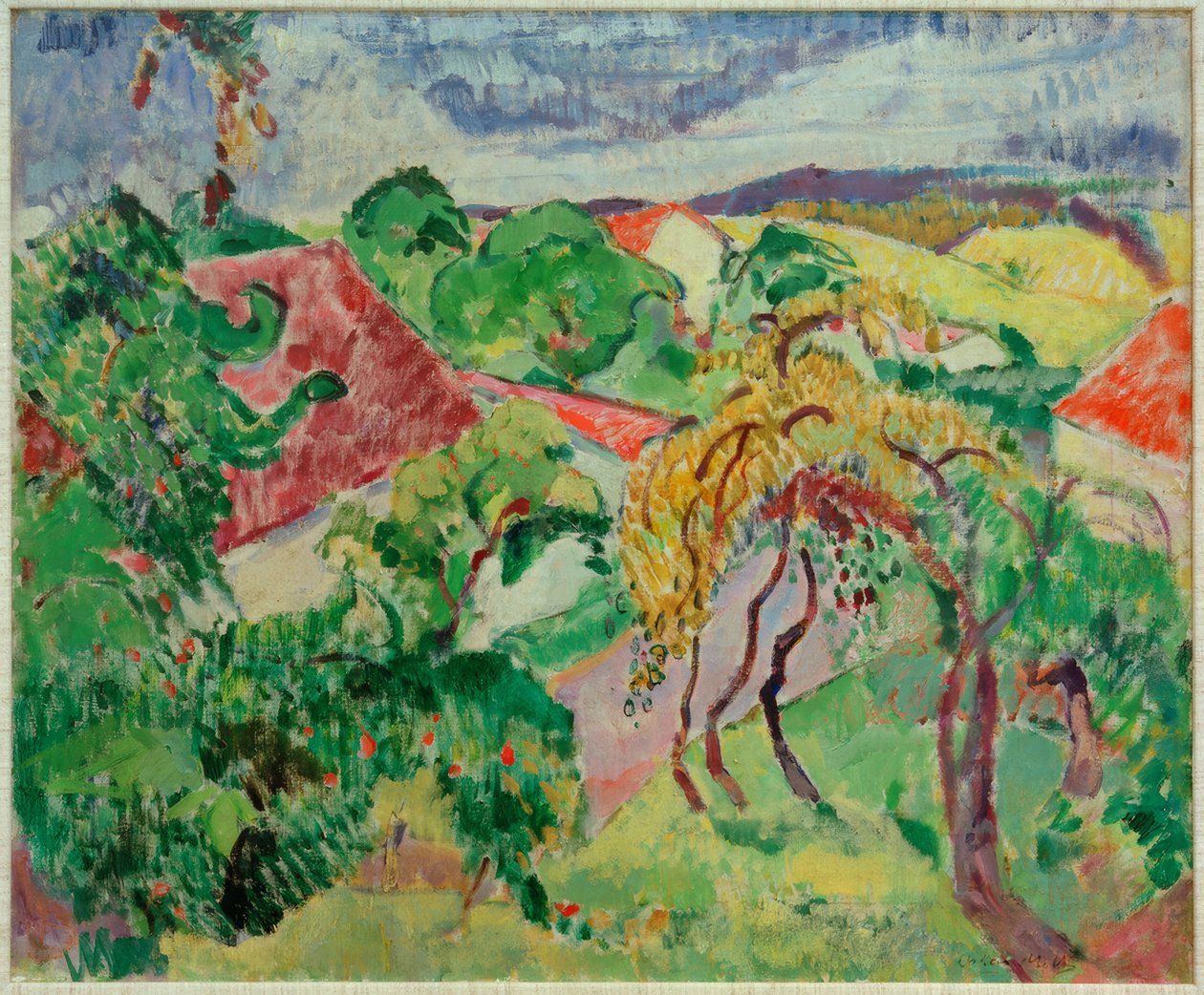 Øvre bayerske landskap av Oskar Moll