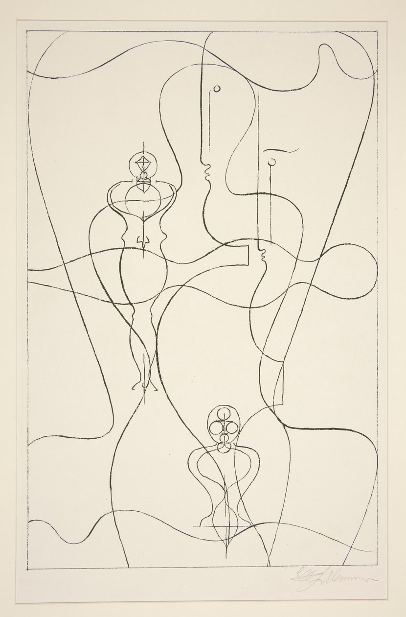 Abstraksjon av Oskar Schlemmer