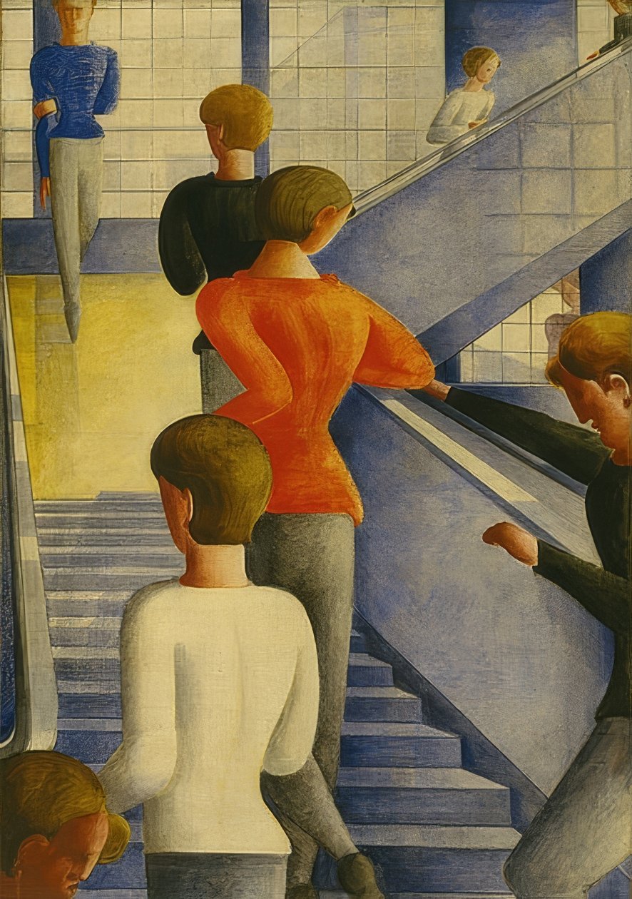 Bauhaus-trapper. 1932 av Oskar Schlemmer