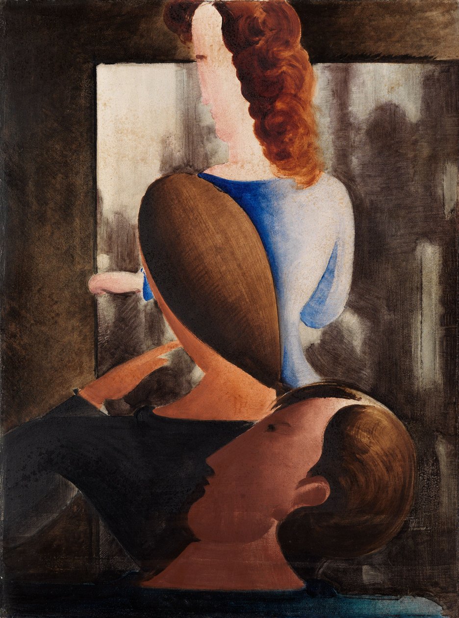 Tre foran skygger av Oskar Schlemmer