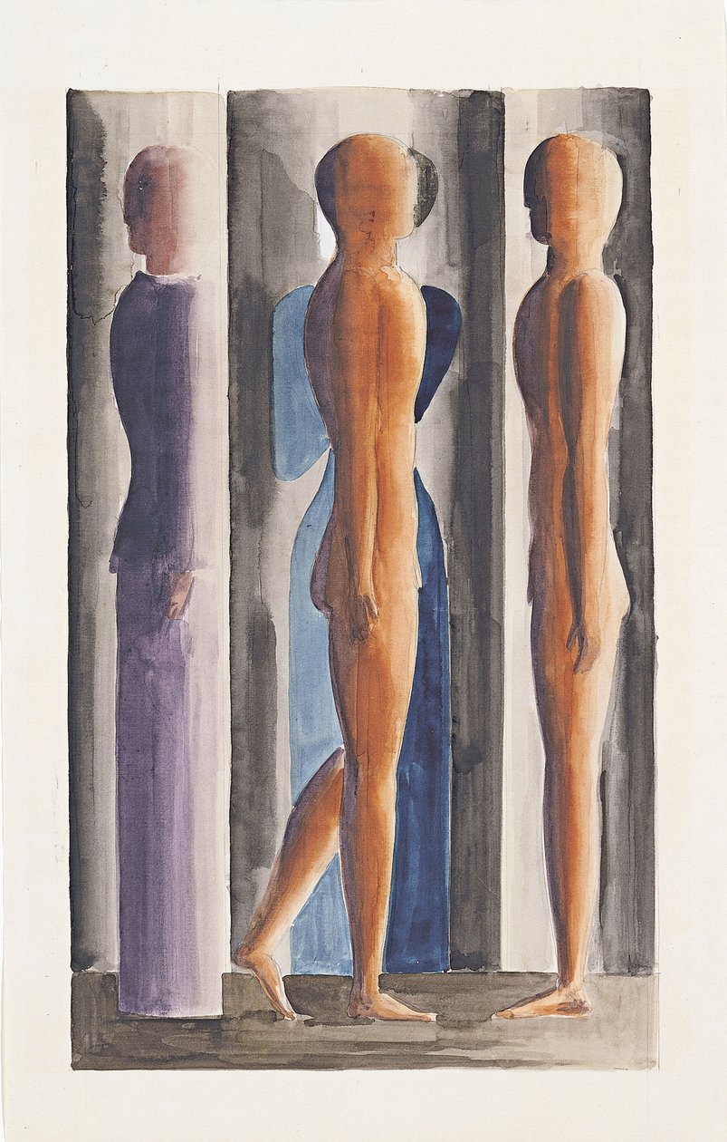 Formasjon. Tredeling, 1926 av Oskar Schlemmer