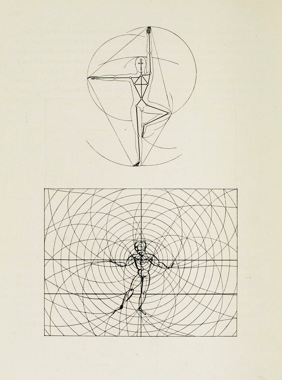 Fra Scenen på Bauhaus Scenen på Bauhaus, 1925. av Oskar Schlemmer