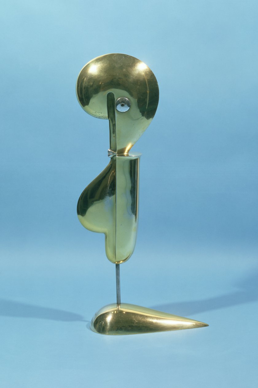 Grotesk abstrakt figur, 1923 (bronse) av Oskar Schlemmer