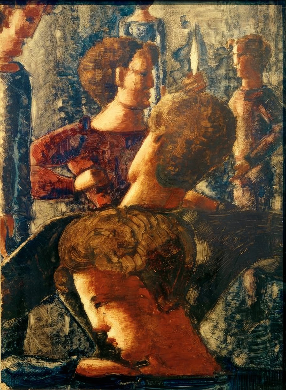 Heroisk scene av Oskar Schlemmer