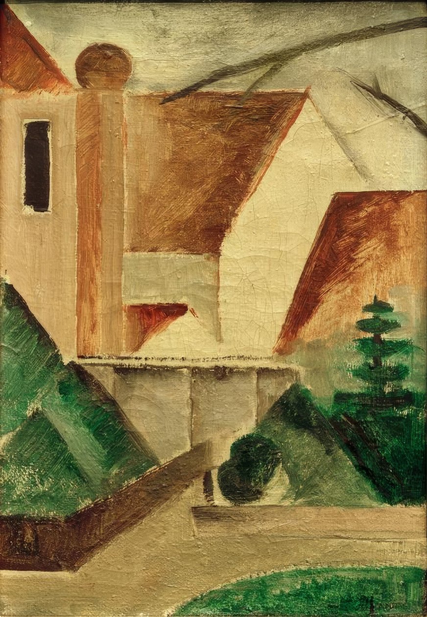 kloster av Oskar Schlemmer