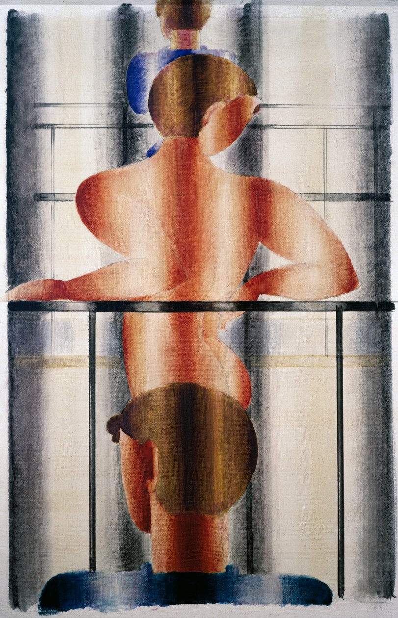 Rekkverkscene av Oskar Schlemmer