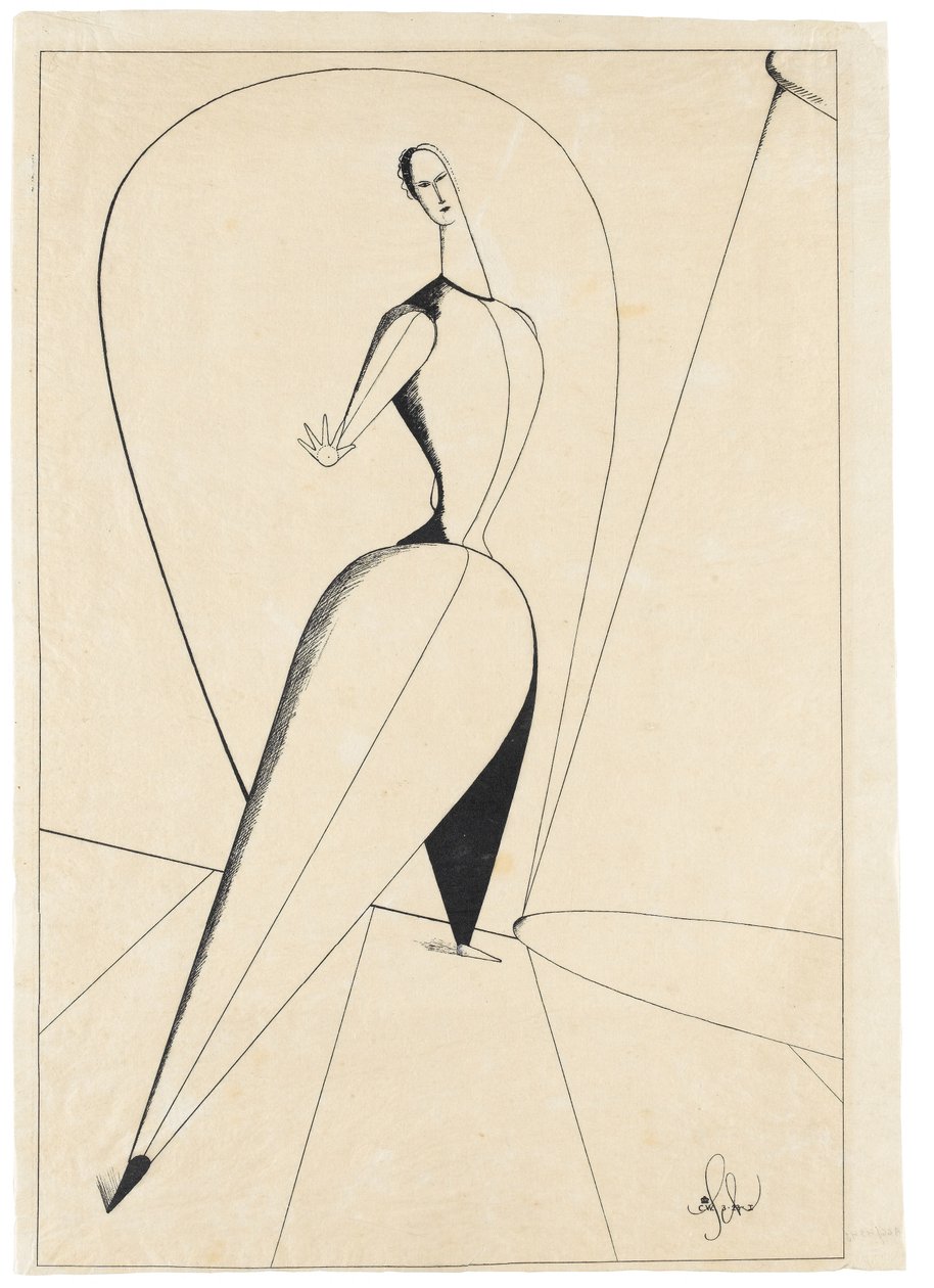Danserinne av Oskar Schlemmer
