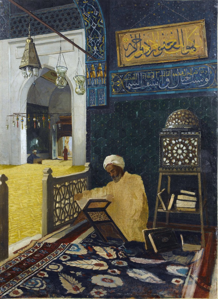 Koranresitering - Osman Hamdi Bey på Peinture av Osman Hamdi Bey