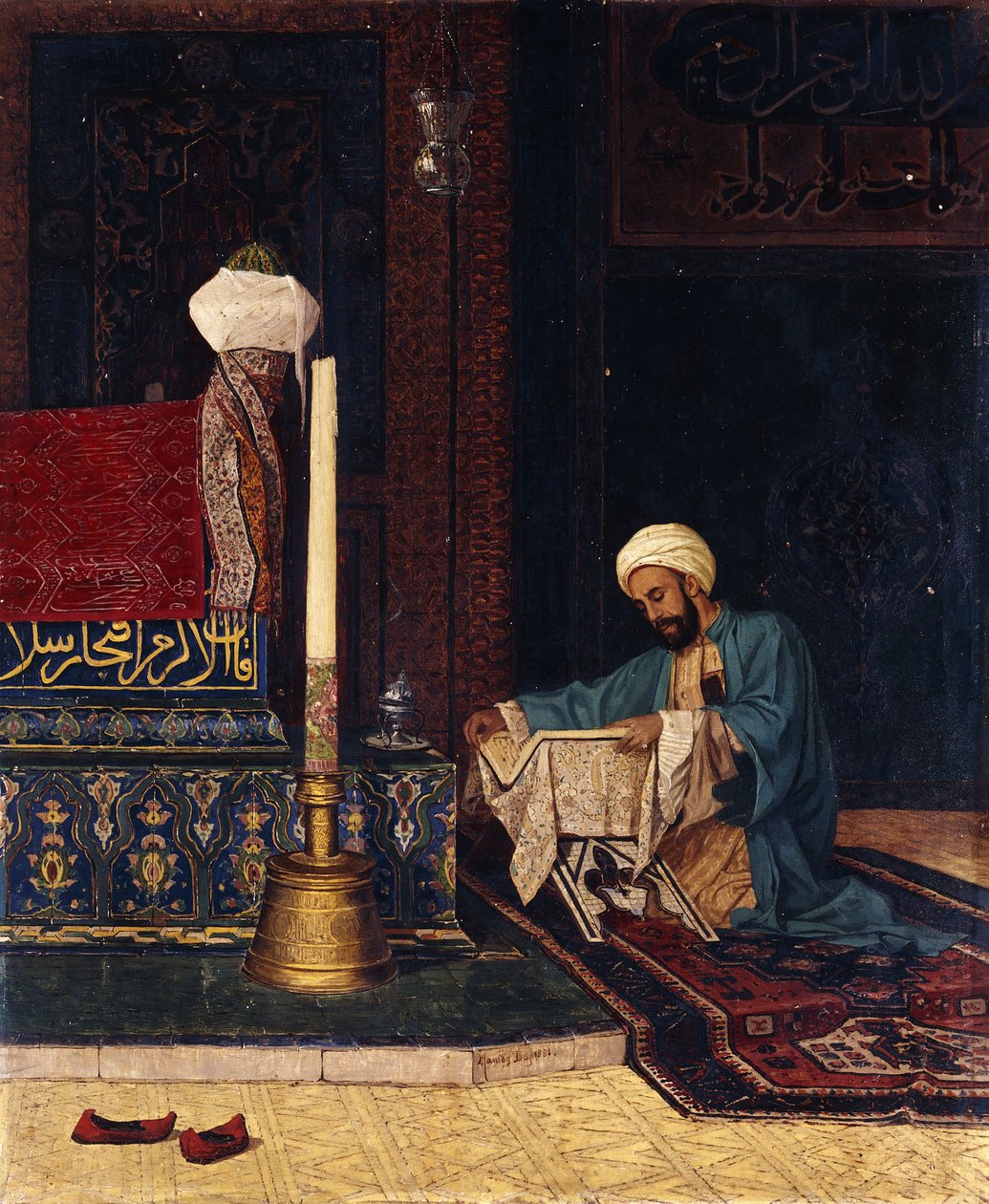 Graven til Mehmed I, Yesil-graven, Bursa, 1881 av Osman Hamdi Bey