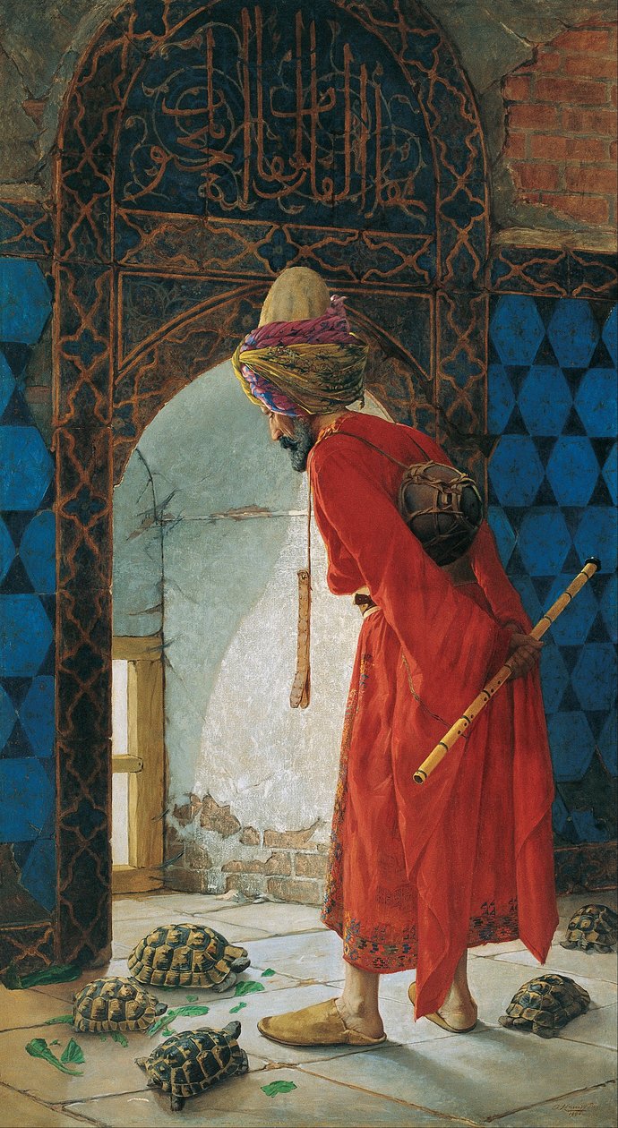 Skilpaddetreneren av Osman Hamdi Bey