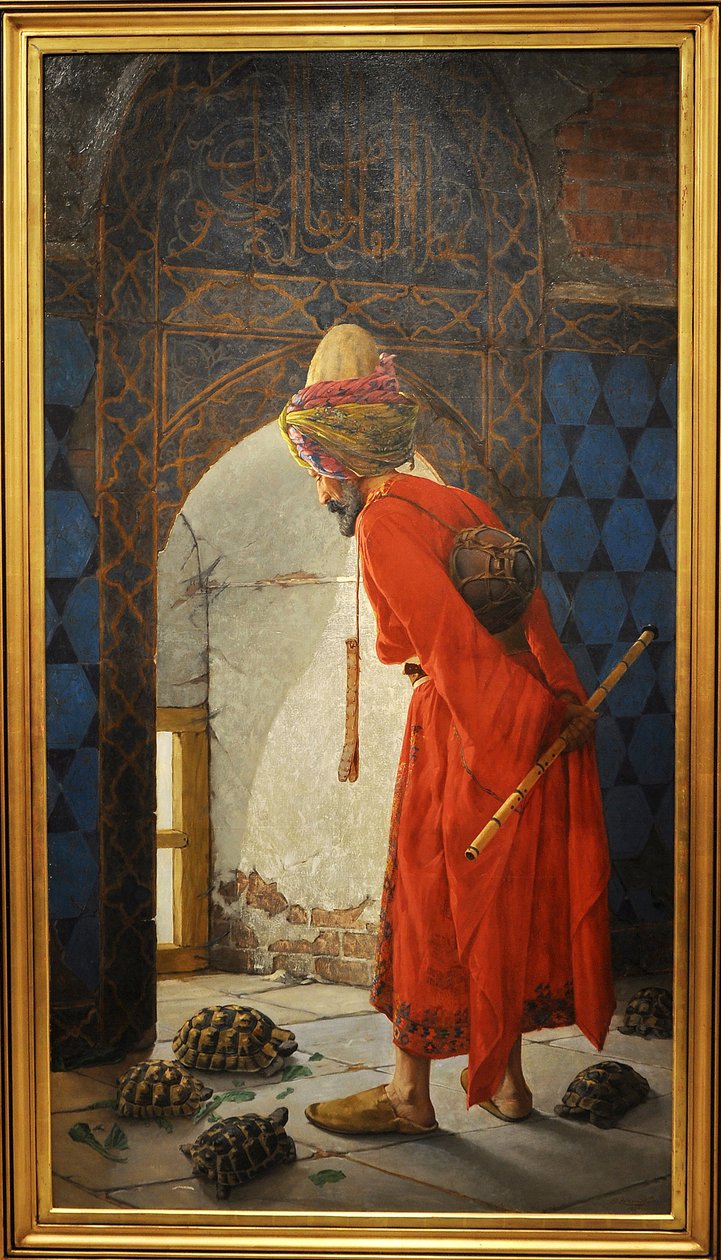 Skilpaddetreneren av Osman Hamdi Bey