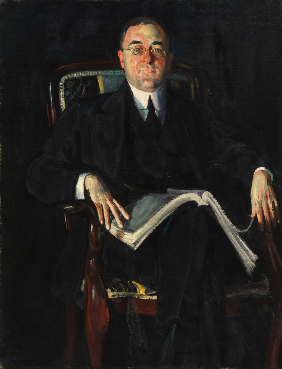 Boris Alexandrovich Bakhmeteff, russisk ambassadør. av Ossip Perelma