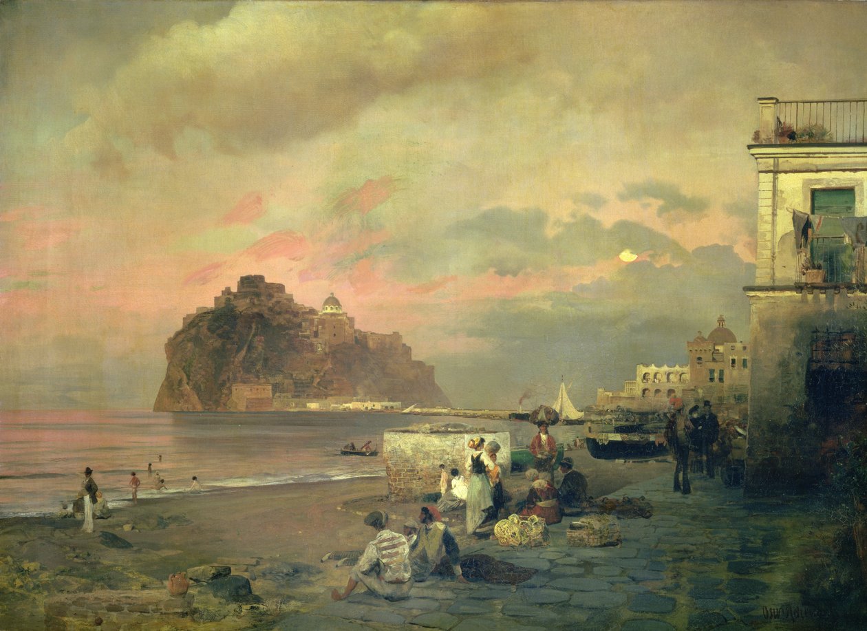 Ischia, 1884 av Oswald Achenbach