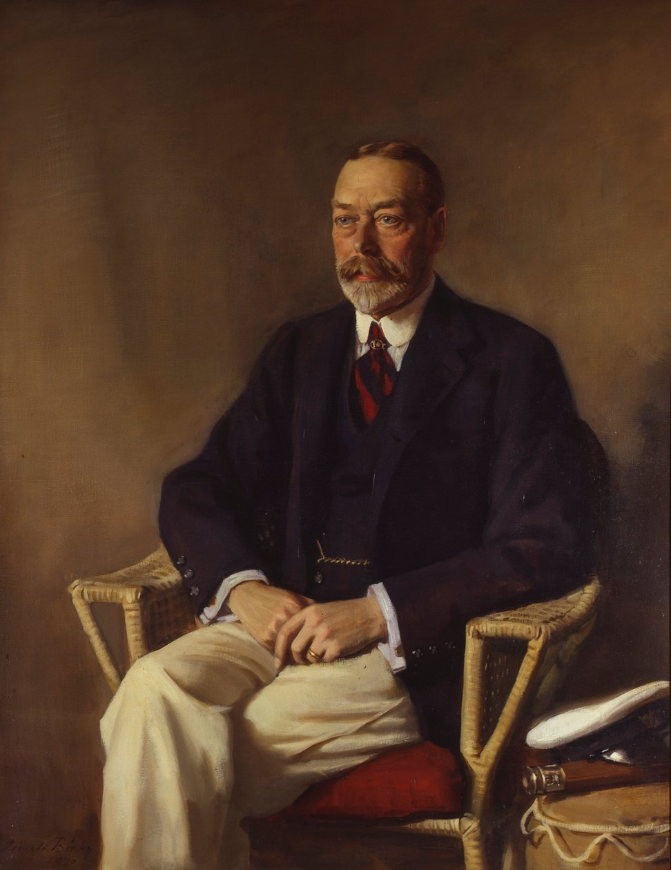 George V av Oswald Birley av Oswald Hornby Joseph Birley