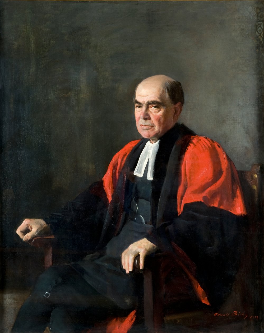 Hastings Rashdall (olje på lerret) av Oswald Hornby Joseph Birley