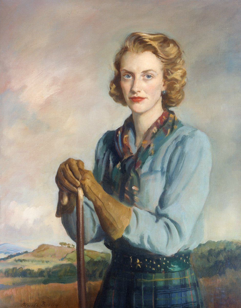 Portrett av Elizabeth av Oswald Hornby Joseph Birley