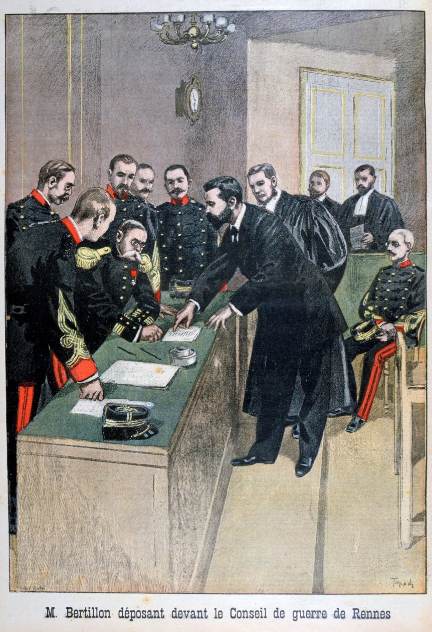 Alphonse Bertillon, fransk politimann, 1899 av Oswaldo Tofani