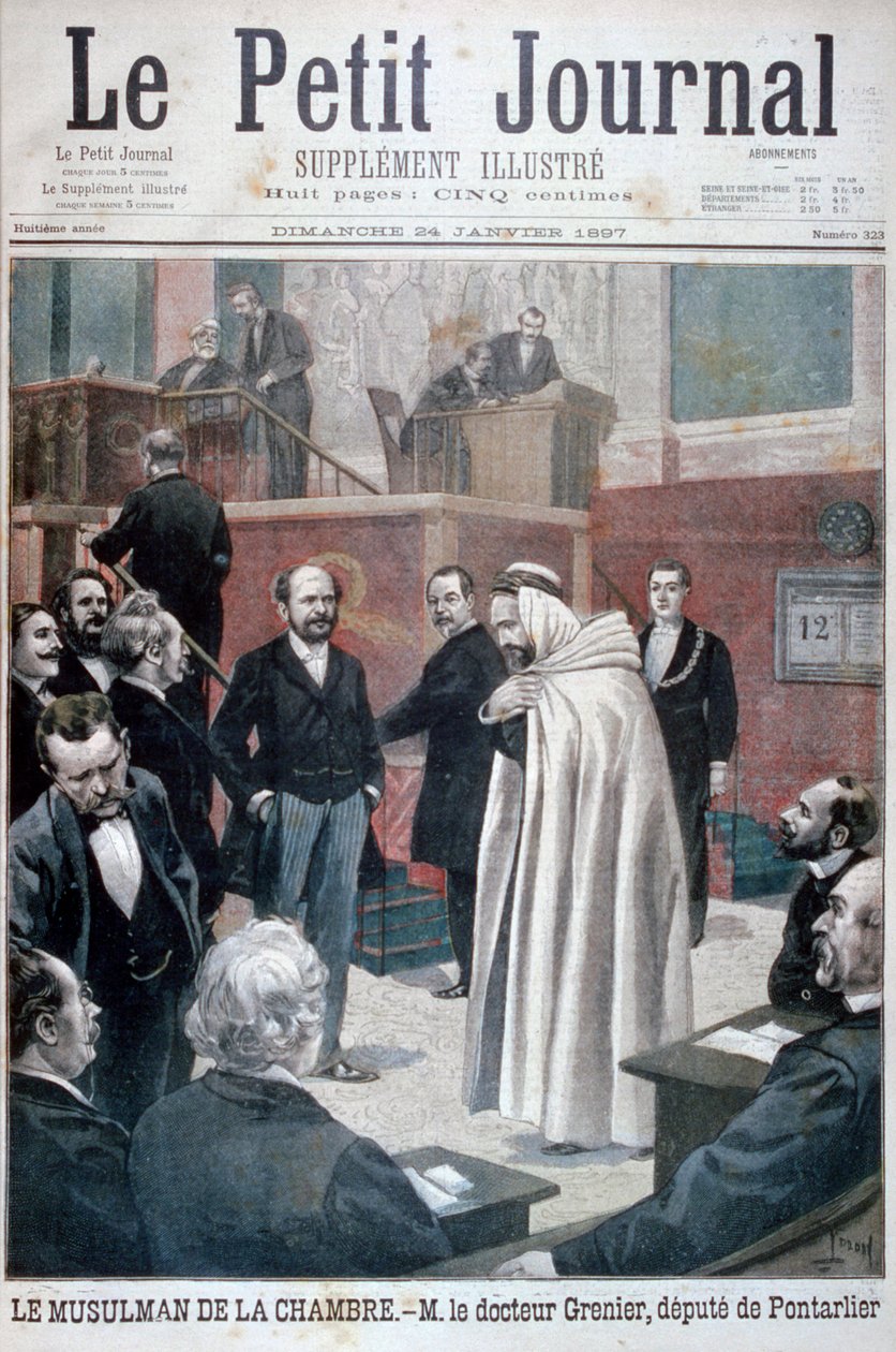 Dr Philippe Grenier, den første muslimske nestlederen i den franske nasjonalforsamlingen, 1897 av Oswaldo Tofani