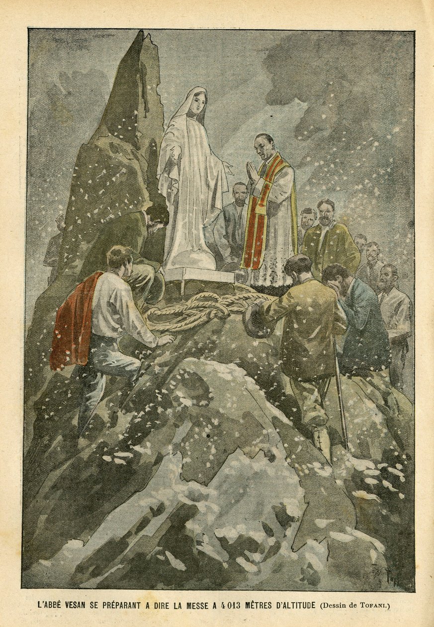 Illustrasjon av Oswaldo Tofani (1849-1915) i Le Pelerin av Oswaldo Tofani