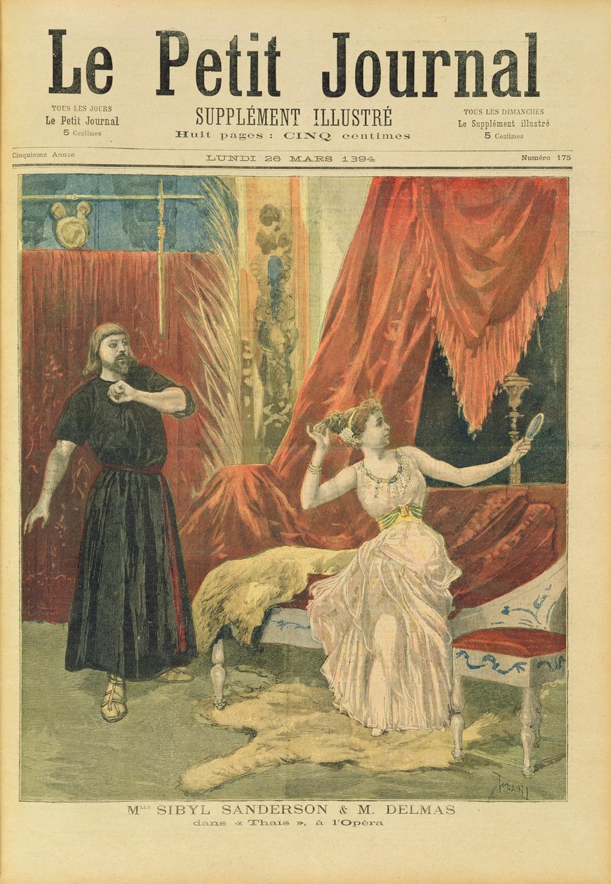 Mademoiselle Sibyl Sanderson (1865-1903) og Monsieur Jean Francois Delmas (1861-1933) i 