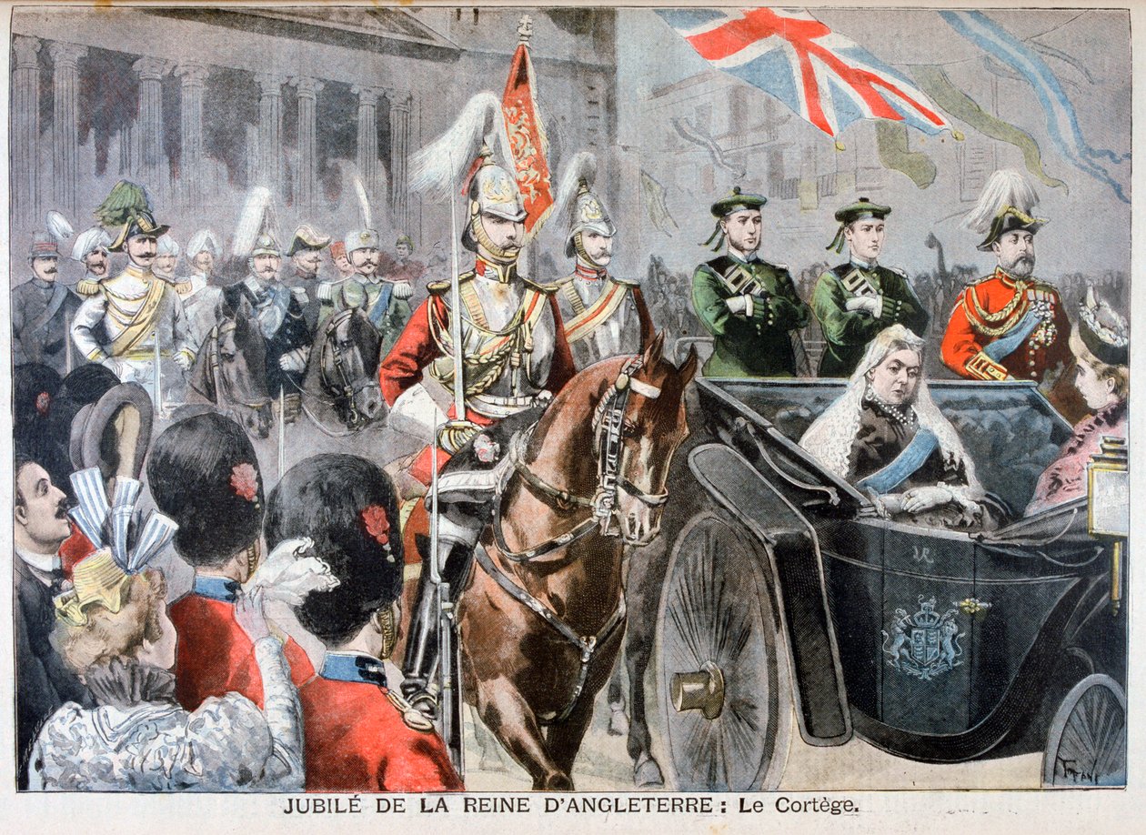 Prosesjon, Diamond Jubilee of Queen Victoria, 1897 av Oswaldo Tofani