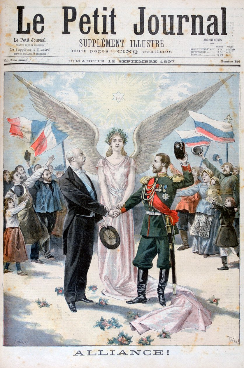 Den fransk-russiske alliansen, 1897 av Oswaldo Tofani