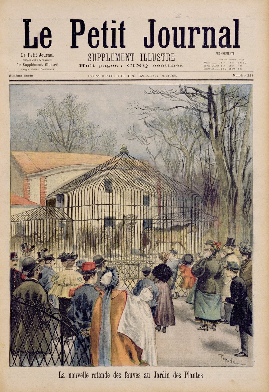 Det nye villkattehuset ved Jardin des Plantes, fra 