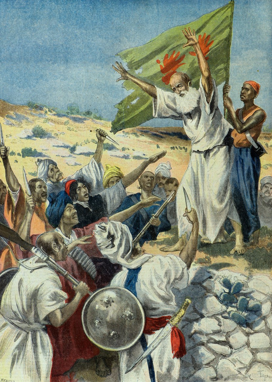 Opprør i India mot den engelske tilstedeværelsen av Oswaldo Tofani