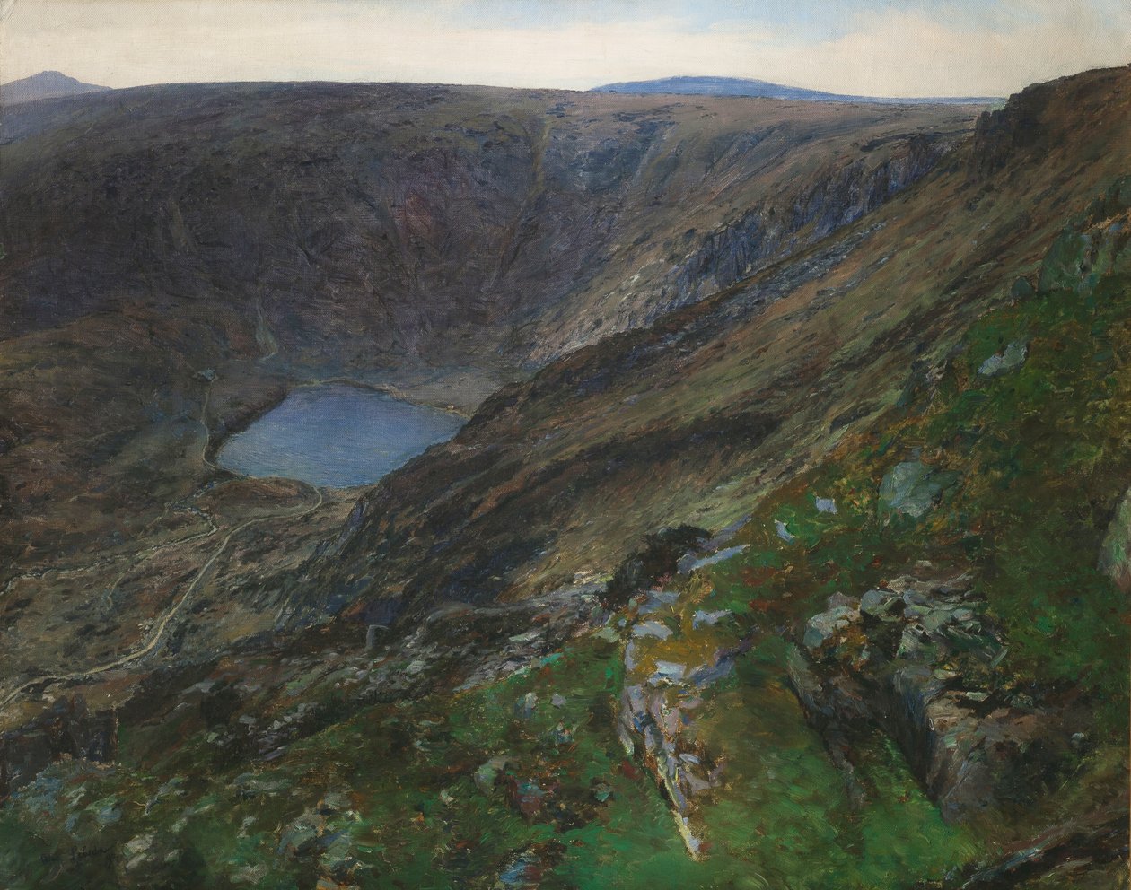Fjellsjøen i Giant Mountains, 1896 av Otakar Lebeda