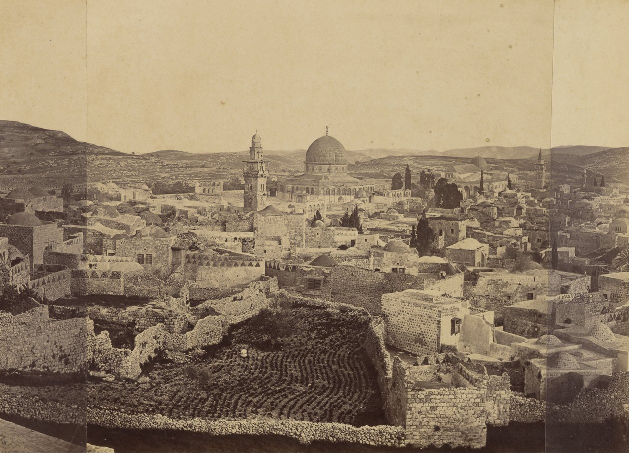 Panorama over Jerusalem av Othon Von Ostheim