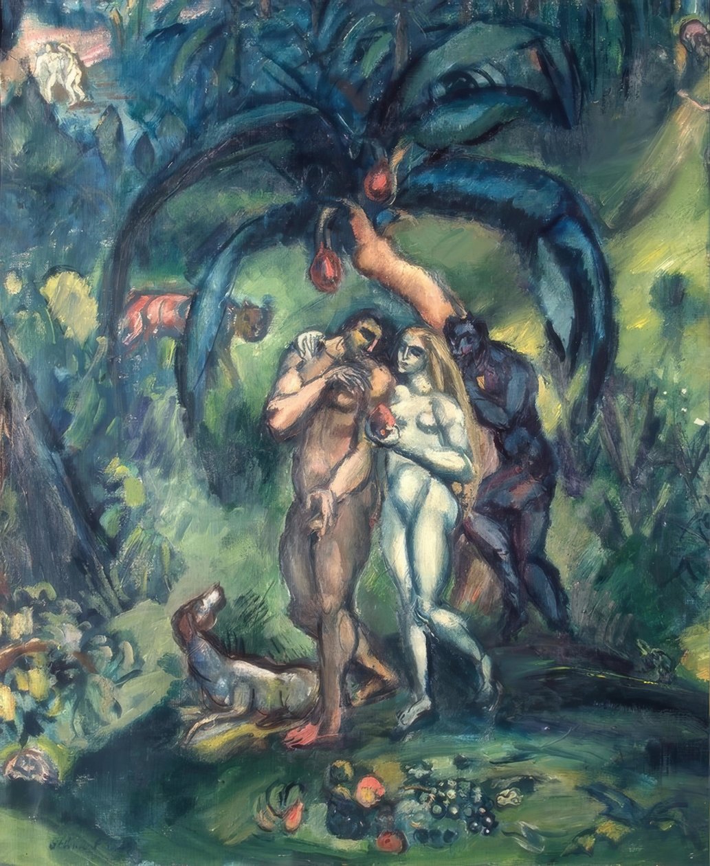 Fristelse (Adam og Eva) av Othon Friesz