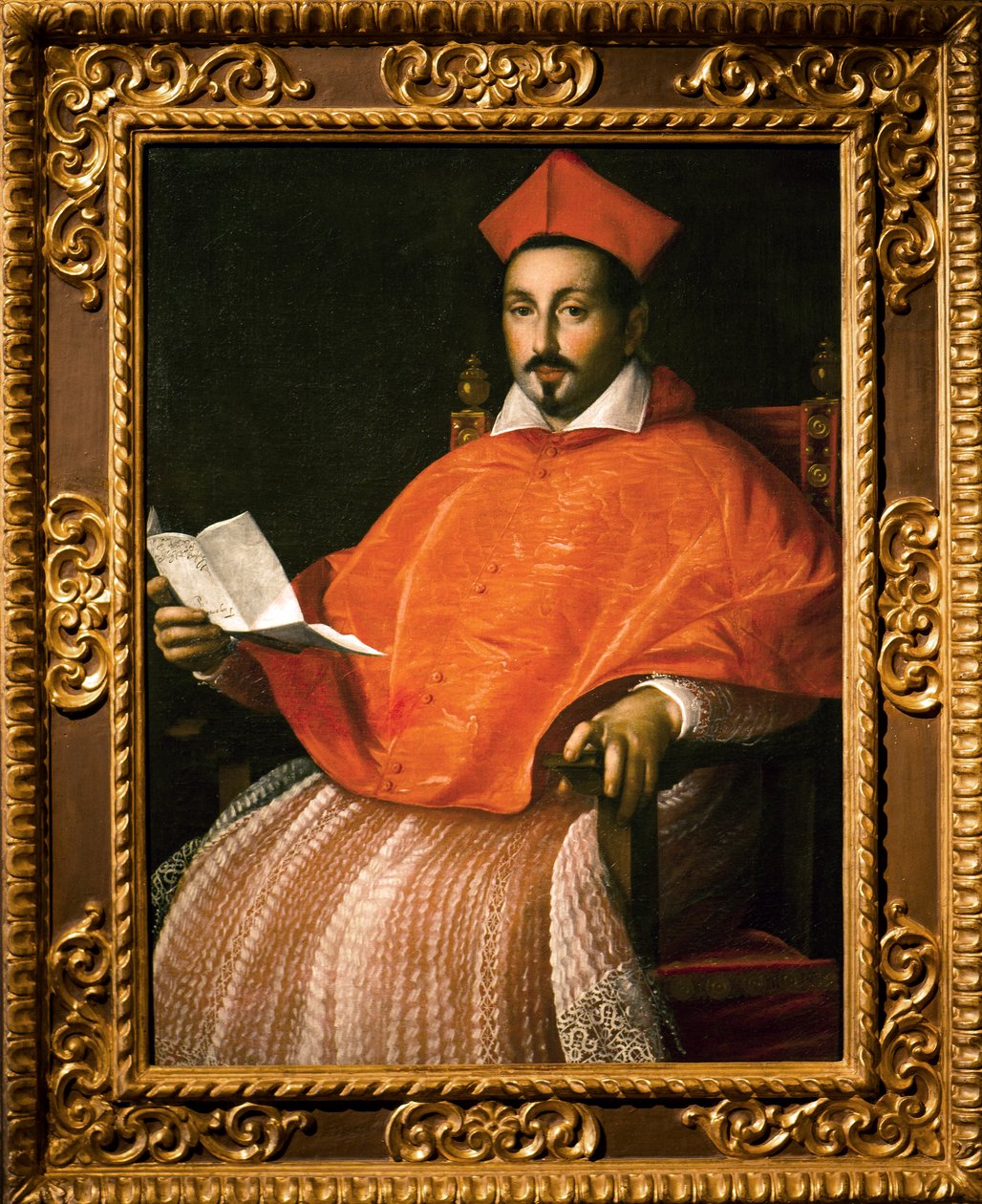 Portrett av kardinal Scipione Borghese av Ottavio Mario Leoni