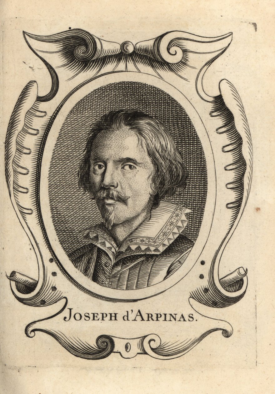 Giuseppe Cesari , italiensk manneristmaler. av Ottavio (after) Leoni