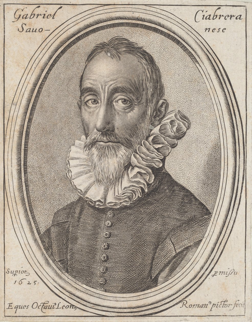 Gabriello Chiabrera av Ottavio Leoni