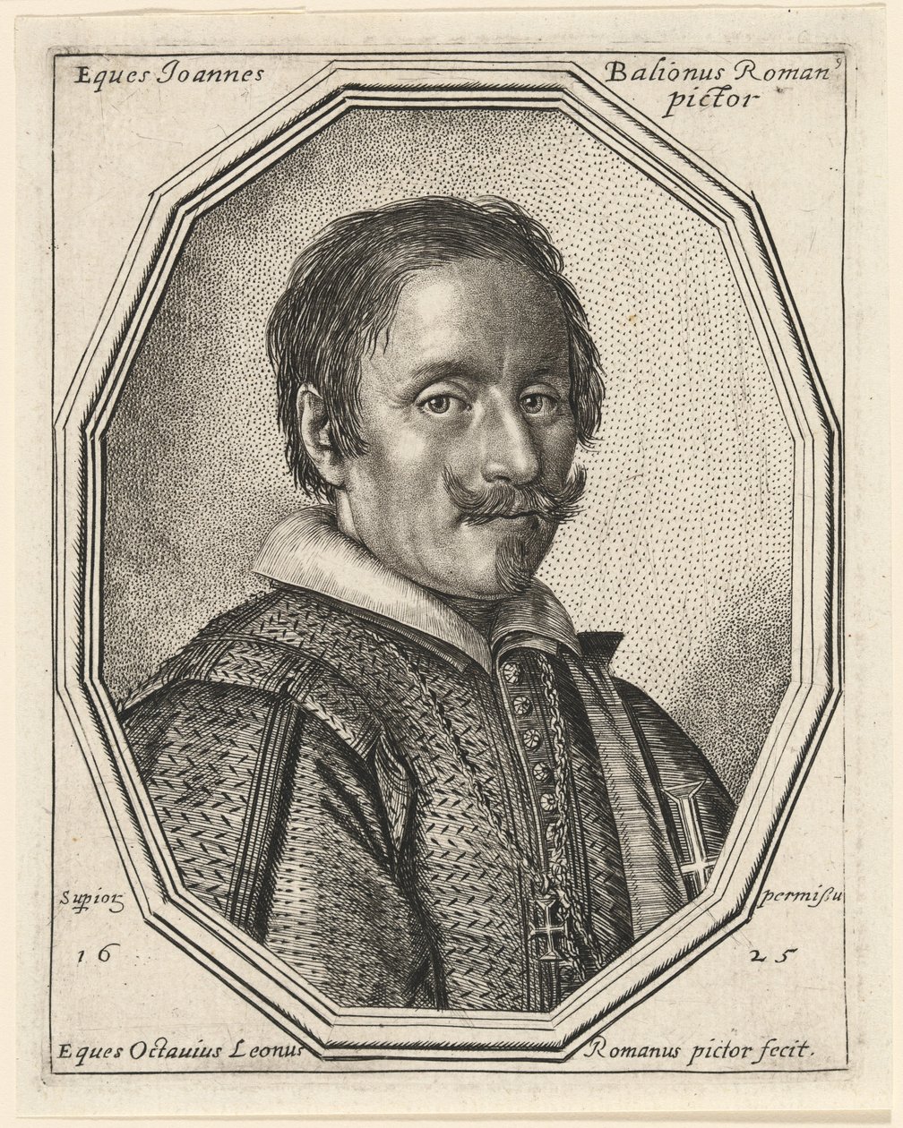 Giovanni Baglione av Ottavio Leoni