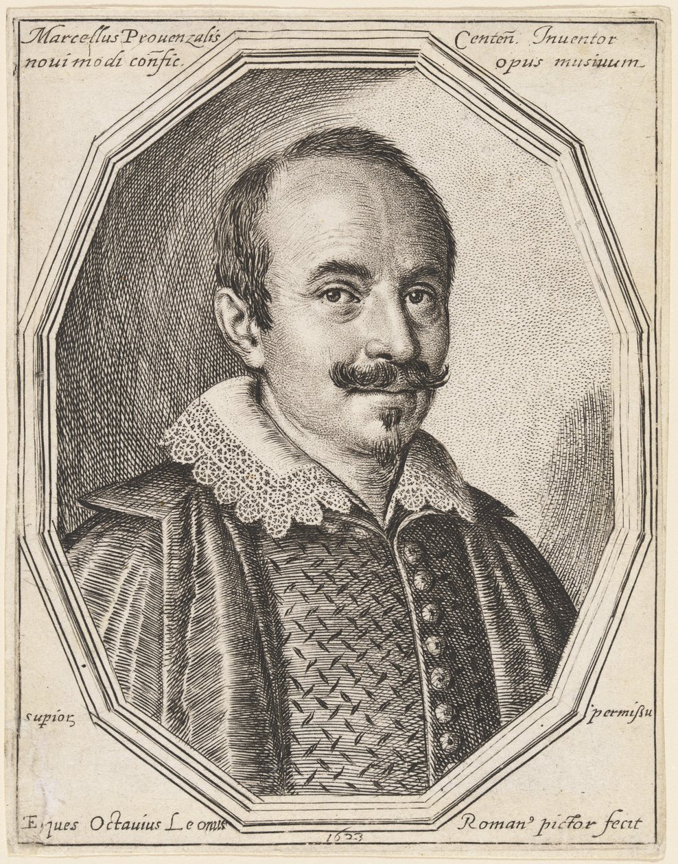 Marcello Provenzale av Ottavio Leoni