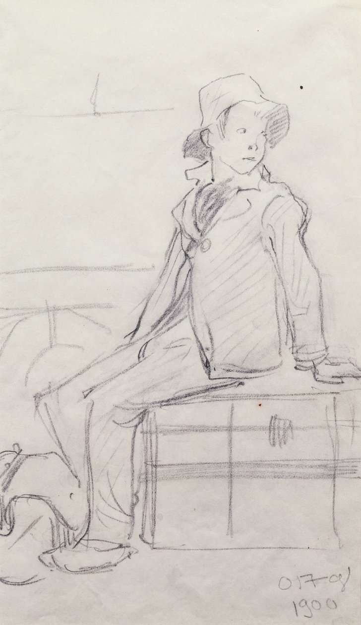 Lille Emigrant, 1900 av Ottilia Eva Adelborg