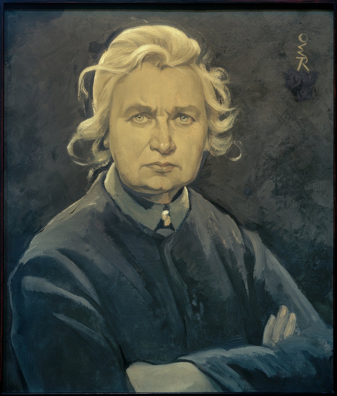 Ottilie W. Roederstein / selvportrett 1926 av Ottilie Roederstein