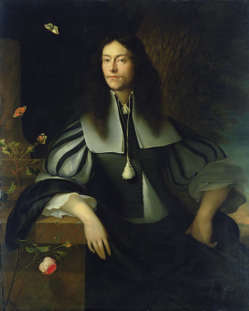 Portrett av en ukjent gentleman, 1663 av Ottmar the Elder Elliger
