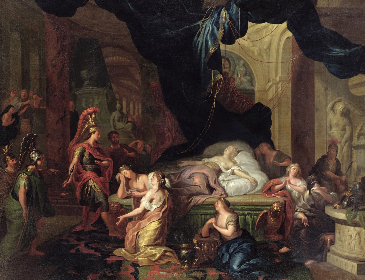 Kleopatras død av Ottmar, the Younger Elliger