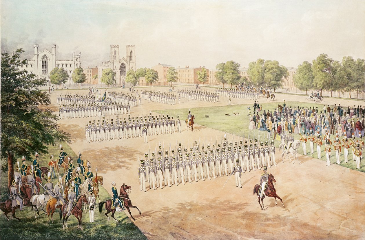National Guard of the 7th Regiment NYSM, gravert av C. Gildemeister, 1852 av Otto Botticher
