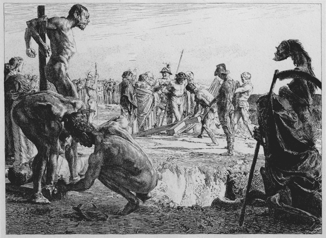 Golgata, 1896 av Otto Greiner