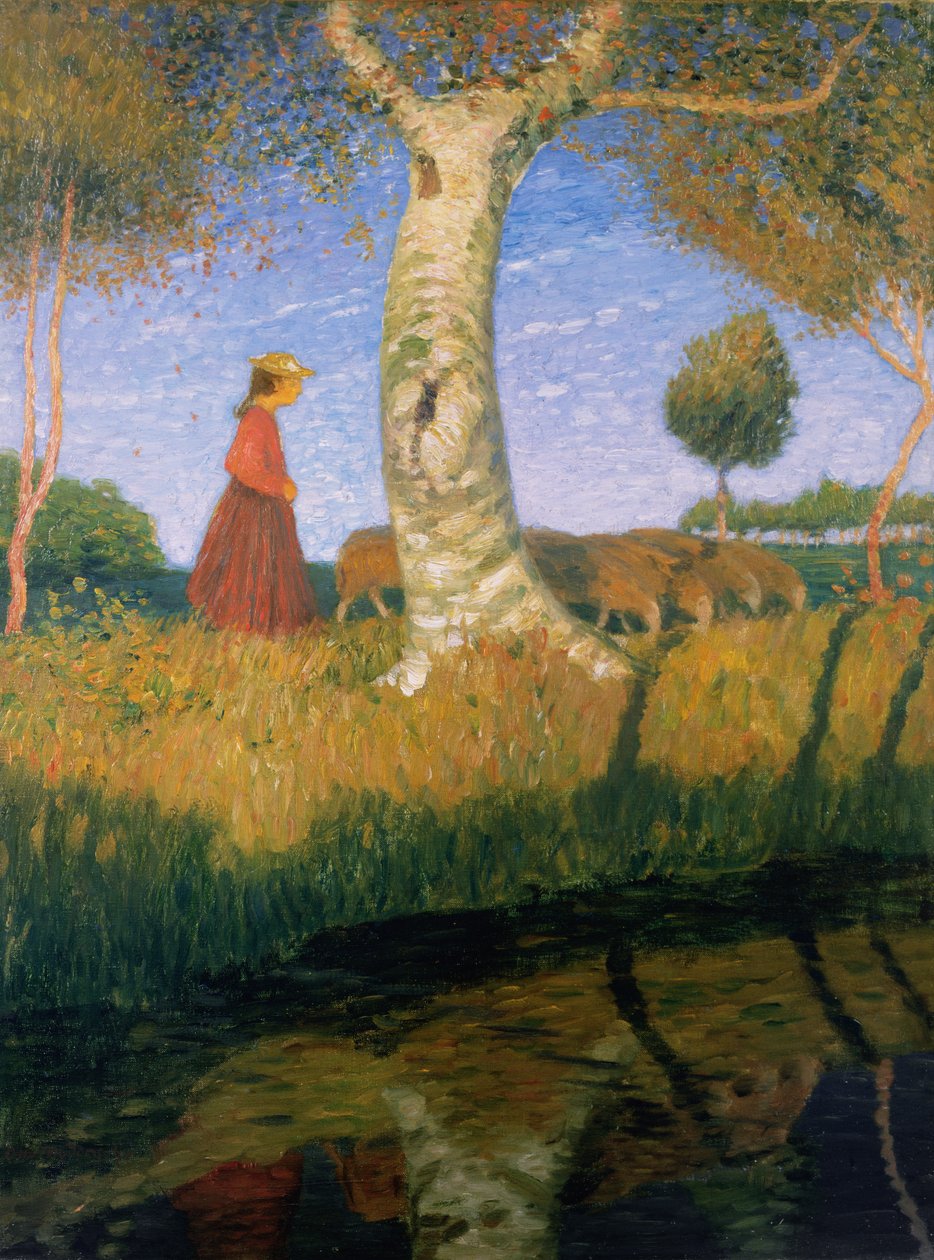 Solrik høstdag av Otto Modersohn