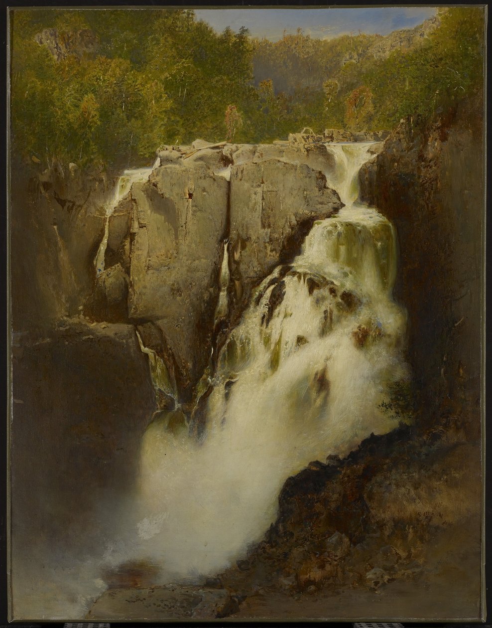 Falls of Ste. Anne, Quebec, 1865 av Otto Reinhold Jacobi