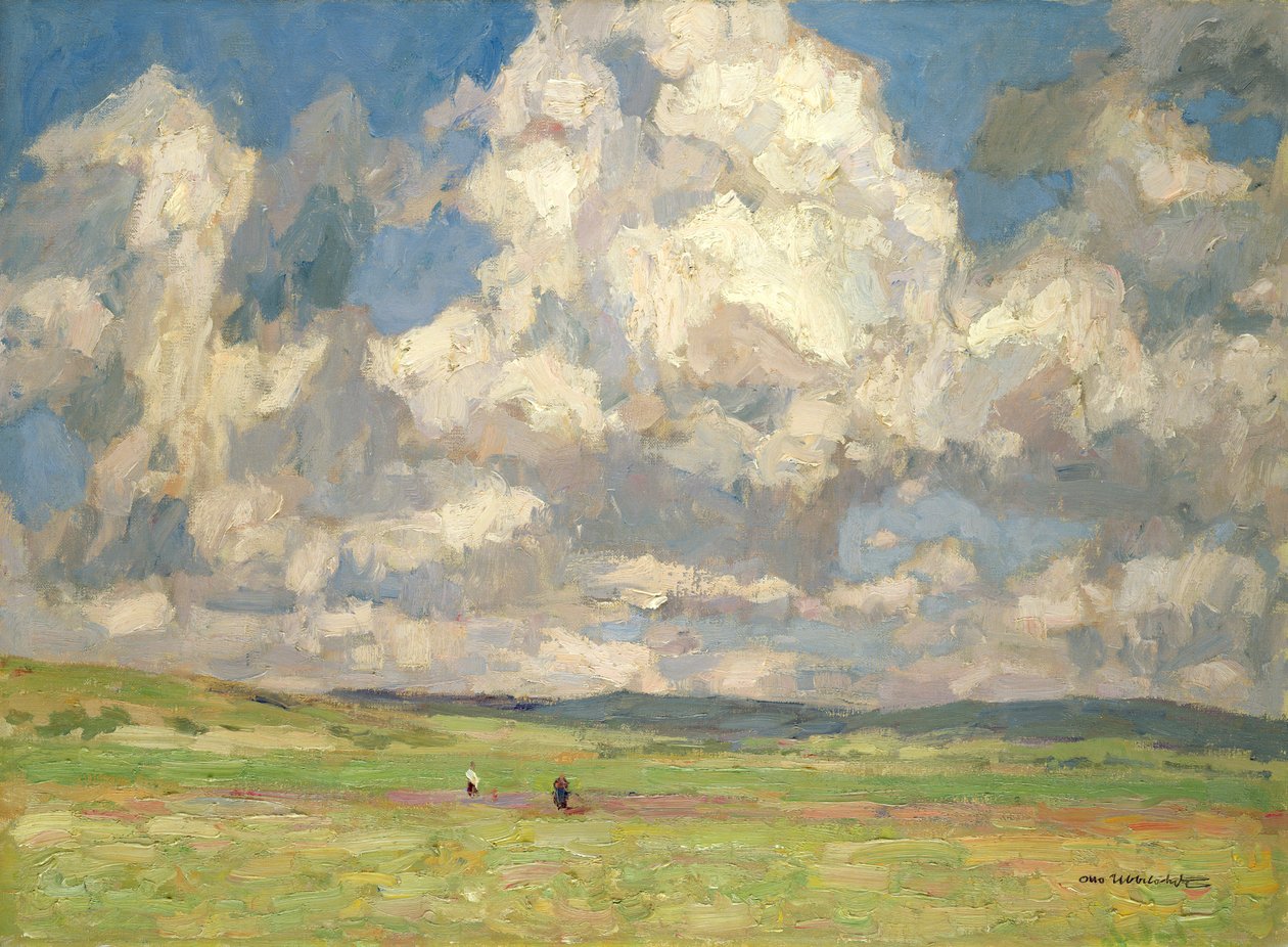 Sommerskyer over Gossfelden av Otto Ubbelohde