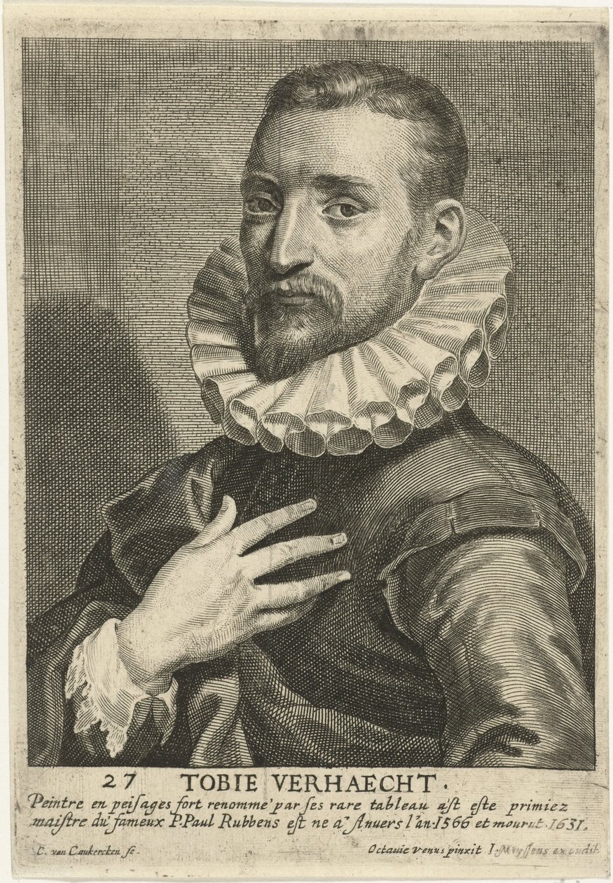 Portrett av Tobias Verhaecht av Otto van Veen